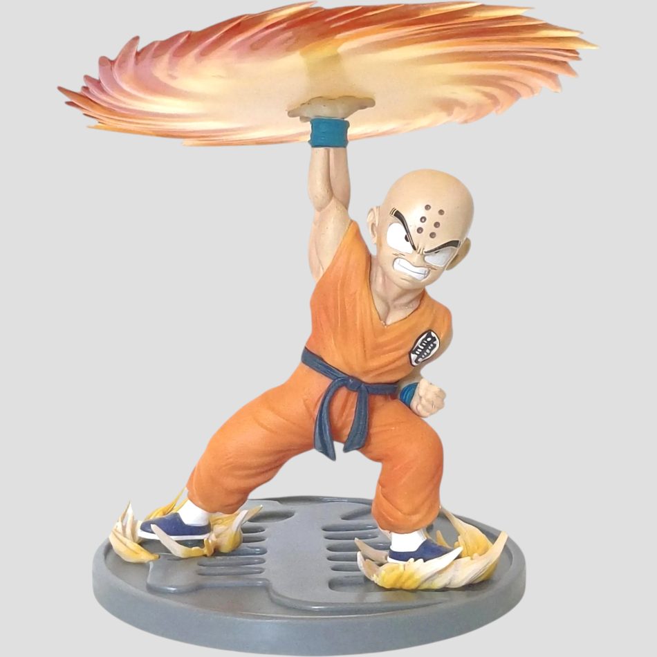 Figurine Krilin avec Kienzan Dragon Ball - 19 cm de face