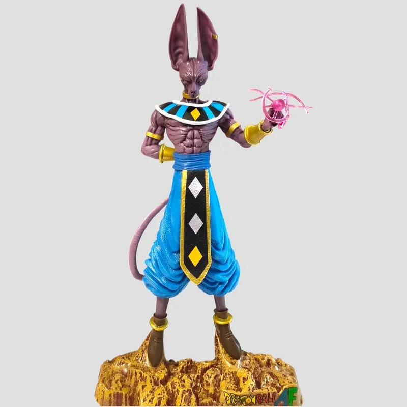 Figurine Beerus 30 cm - Sphère de Destruction Dragon Ball de face