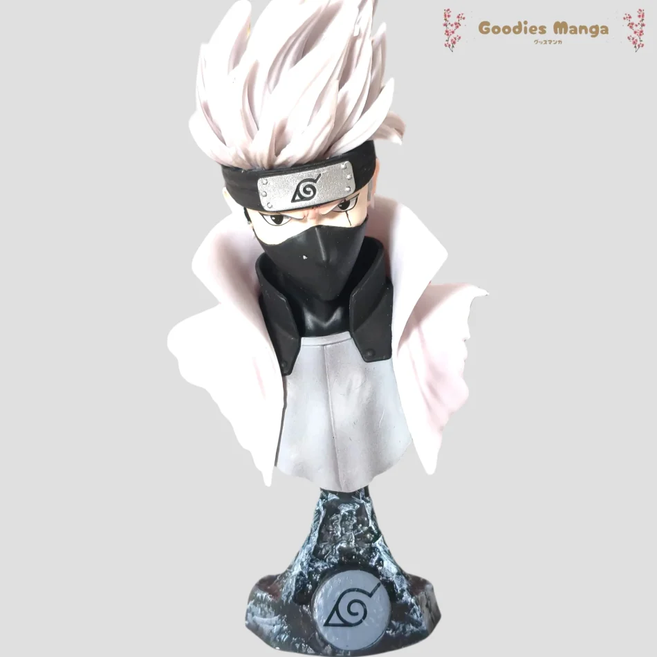 Buste Kakashi Hatake gilet blanc – Naruto de face