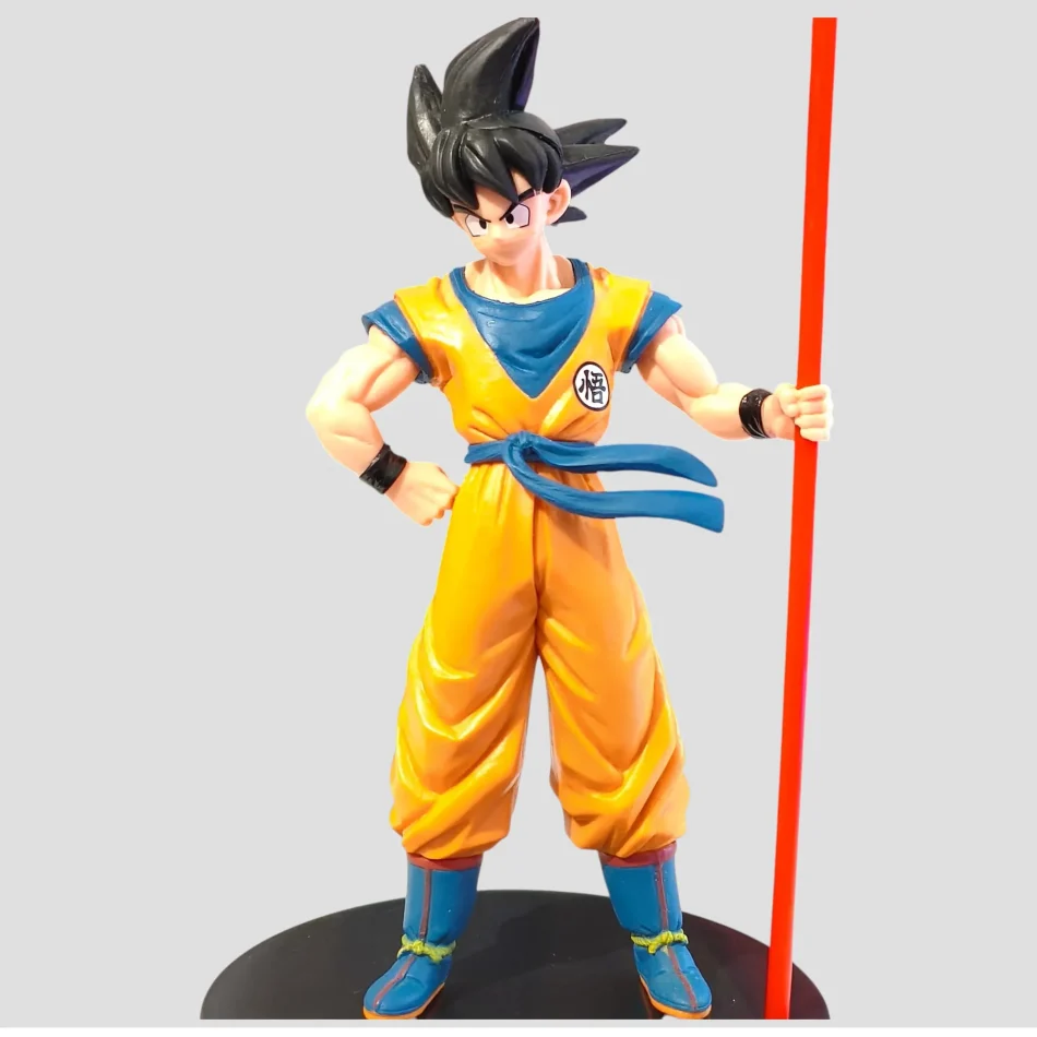 Figurine Son Goku avec Bâton Magique - Dragon Ball de face