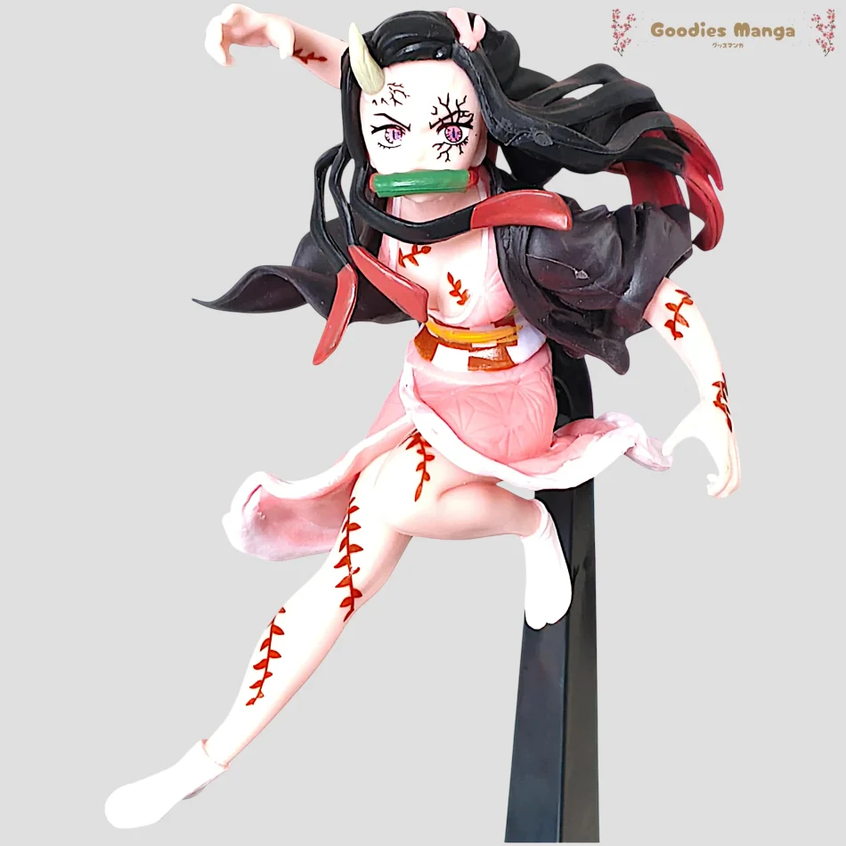 Figurine Nezuko Kamado en position d’attaque – Demon Slayer de face