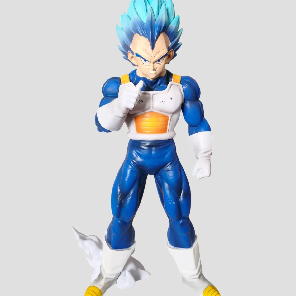 Figurine Vegeta Super Saiyan Blue - 28 cm - Dragon Ball de face
