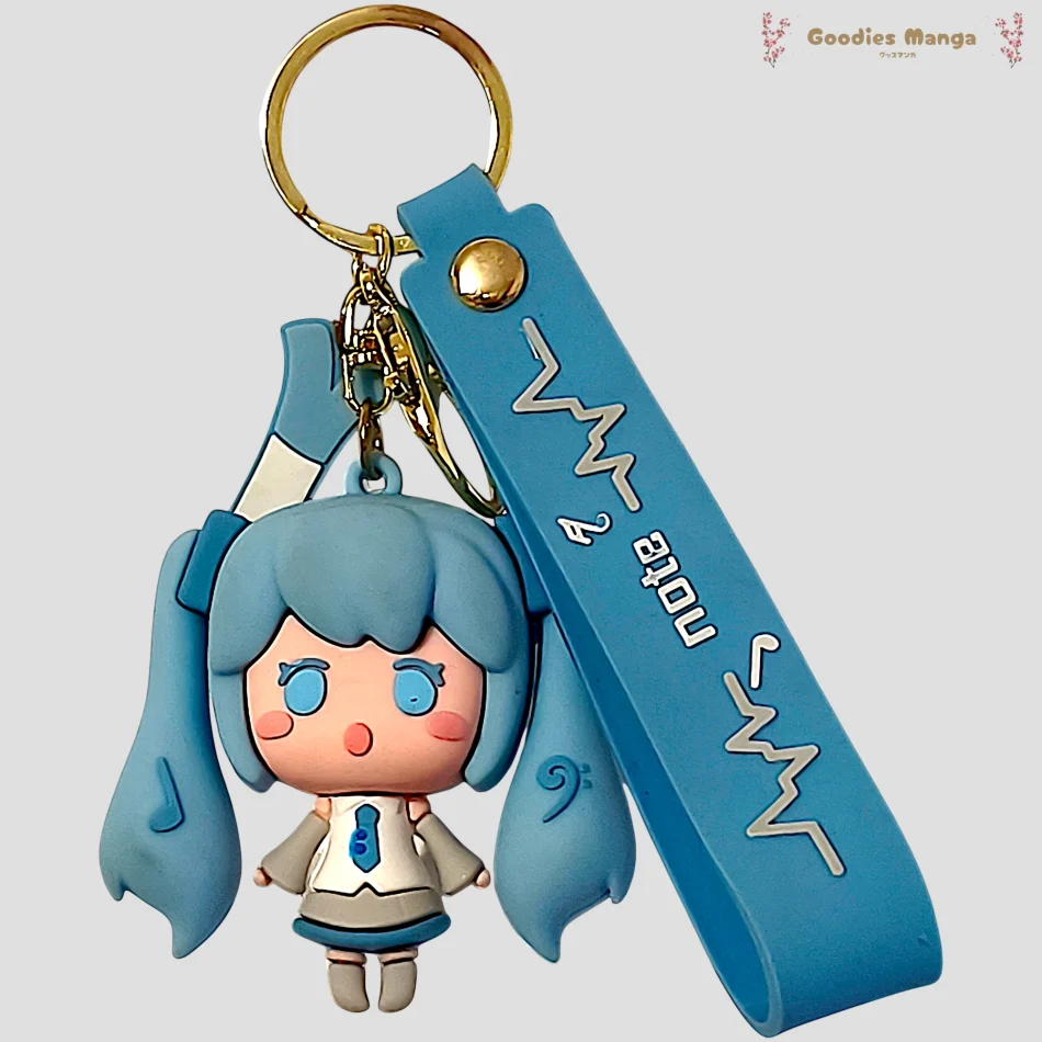 Porte-clés Hatsune Miku – coloris bleu - Vocaloid