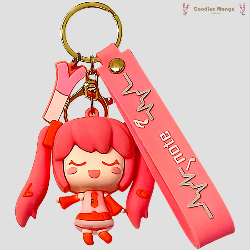 Porte clés Hatsune Miku – coloris rose