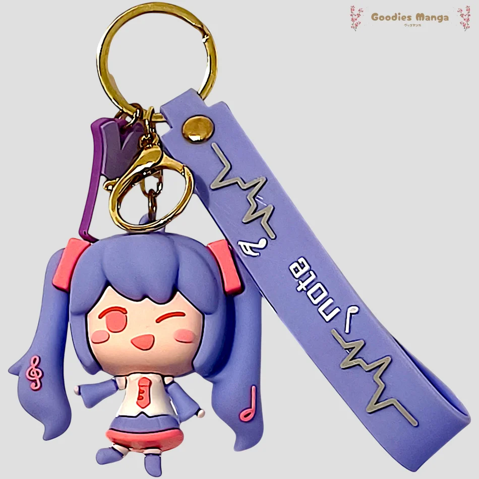 Porte-clés Hatsune Miku – coloris violet - Vocaloid