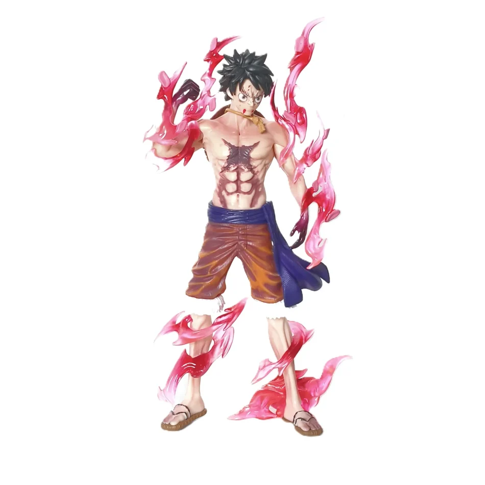 ONE PIECE Figurine Monkey D Luffy gear 2 et son haki