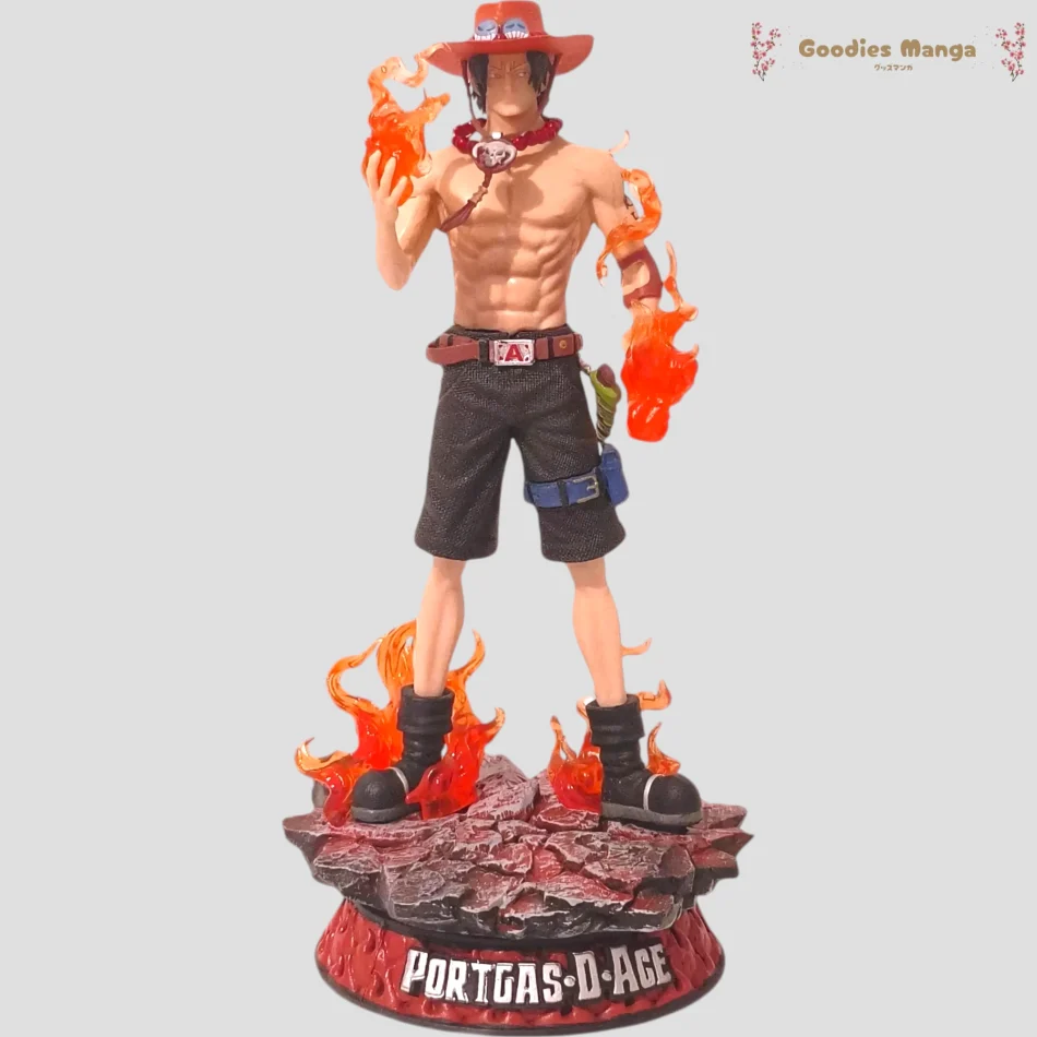 Figurine Portgas D. Ace – One Piece de face