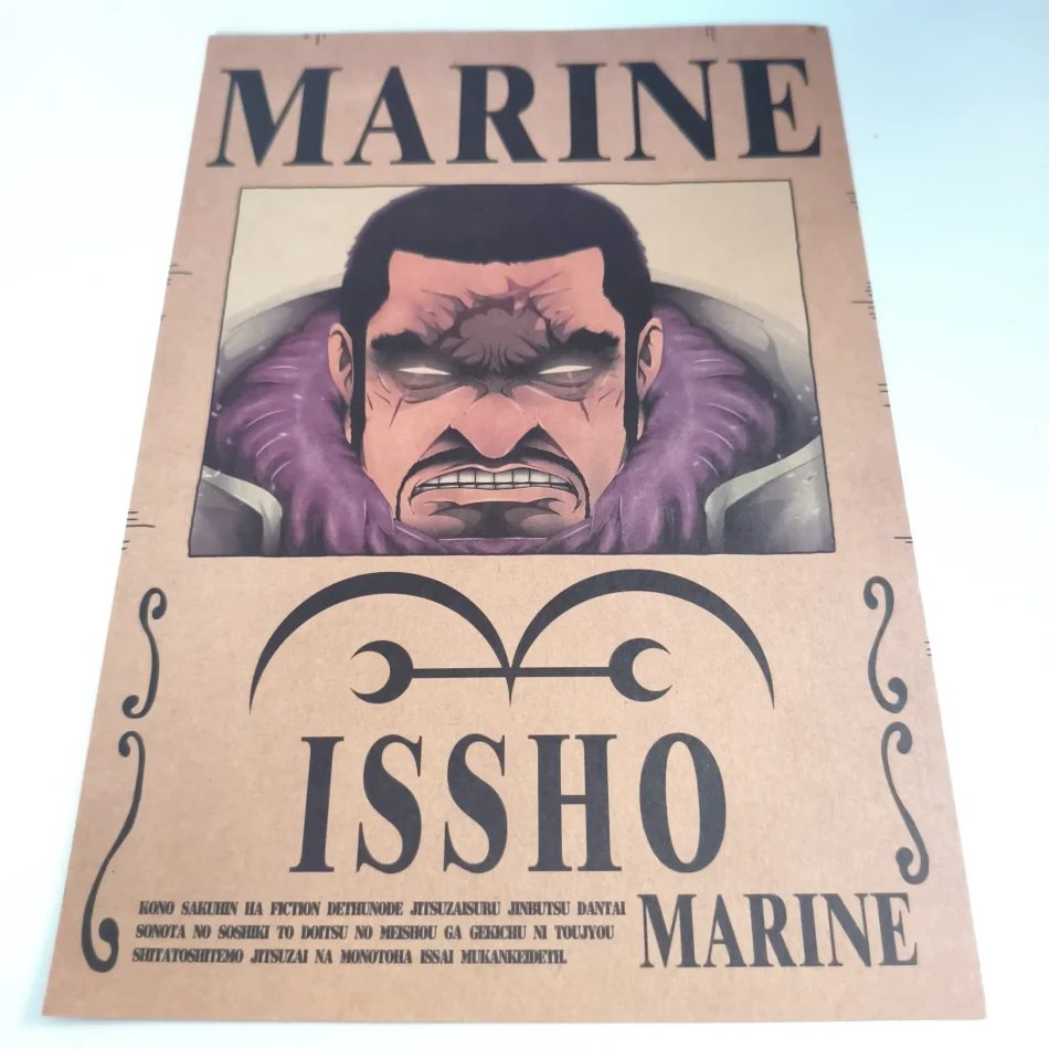 ONE PIECE Affiche Avis de recherche Issho