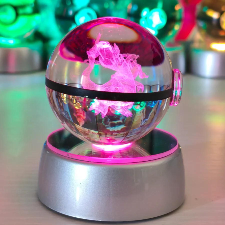 POKEMON Veilleuse Pokéball Mega Dracaufeu X