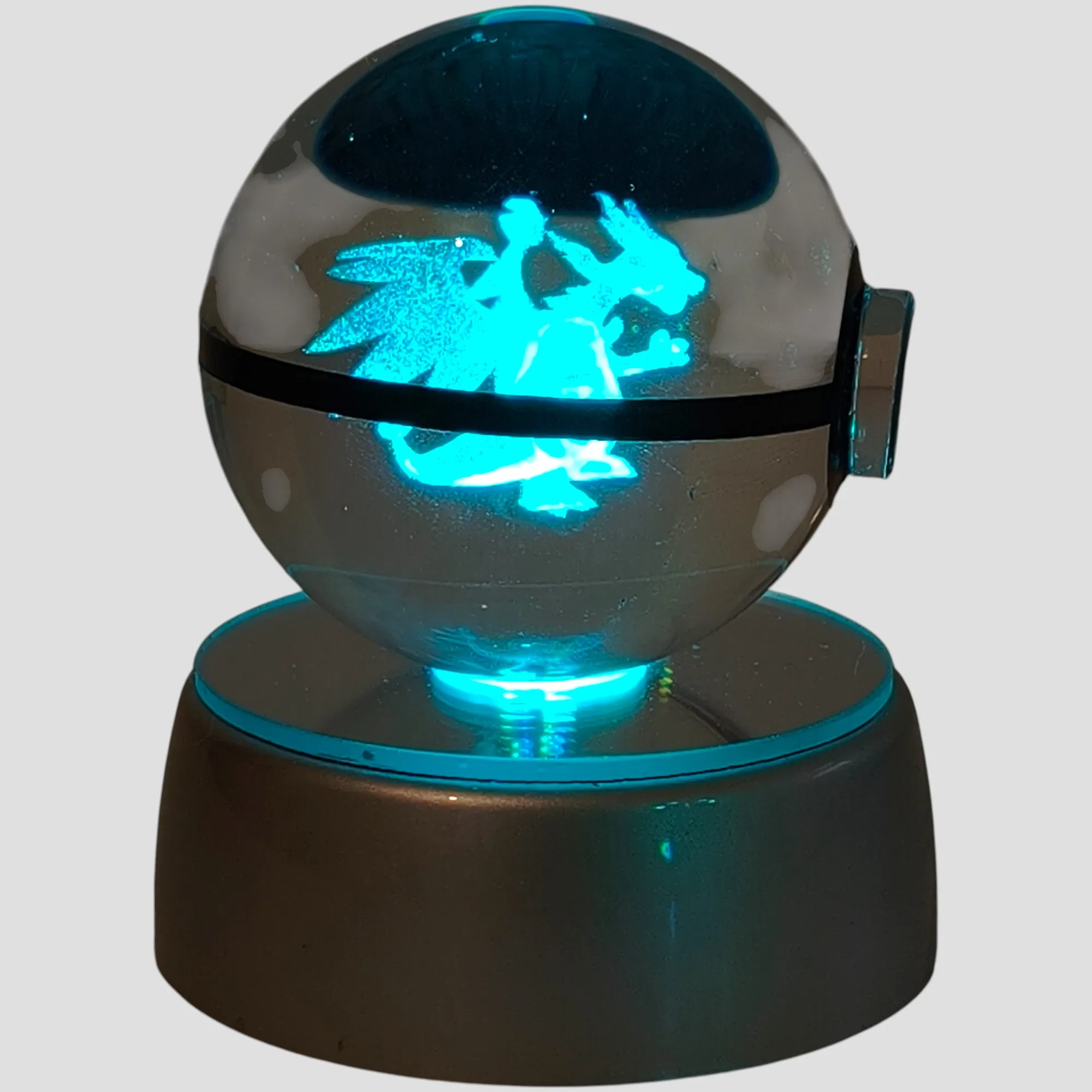 Veilleuse Pokéball Méga Dracaufeu – LED Pokémon de face