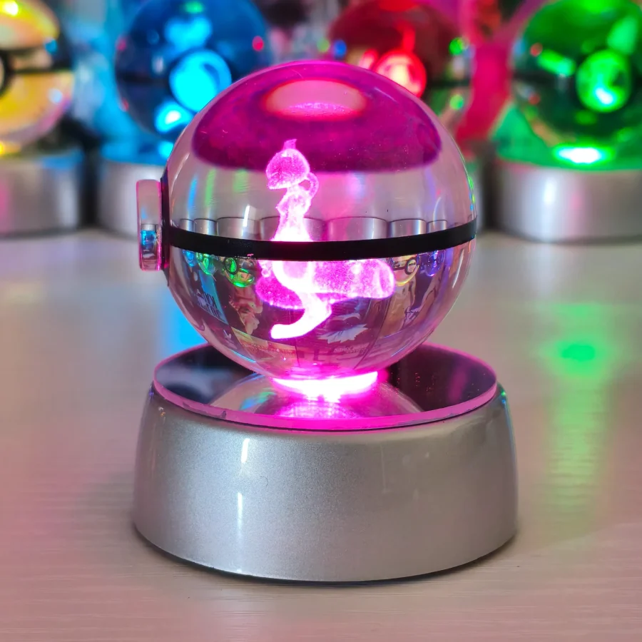 POKEMON Veilleuse Pokéball Mewtwo LED