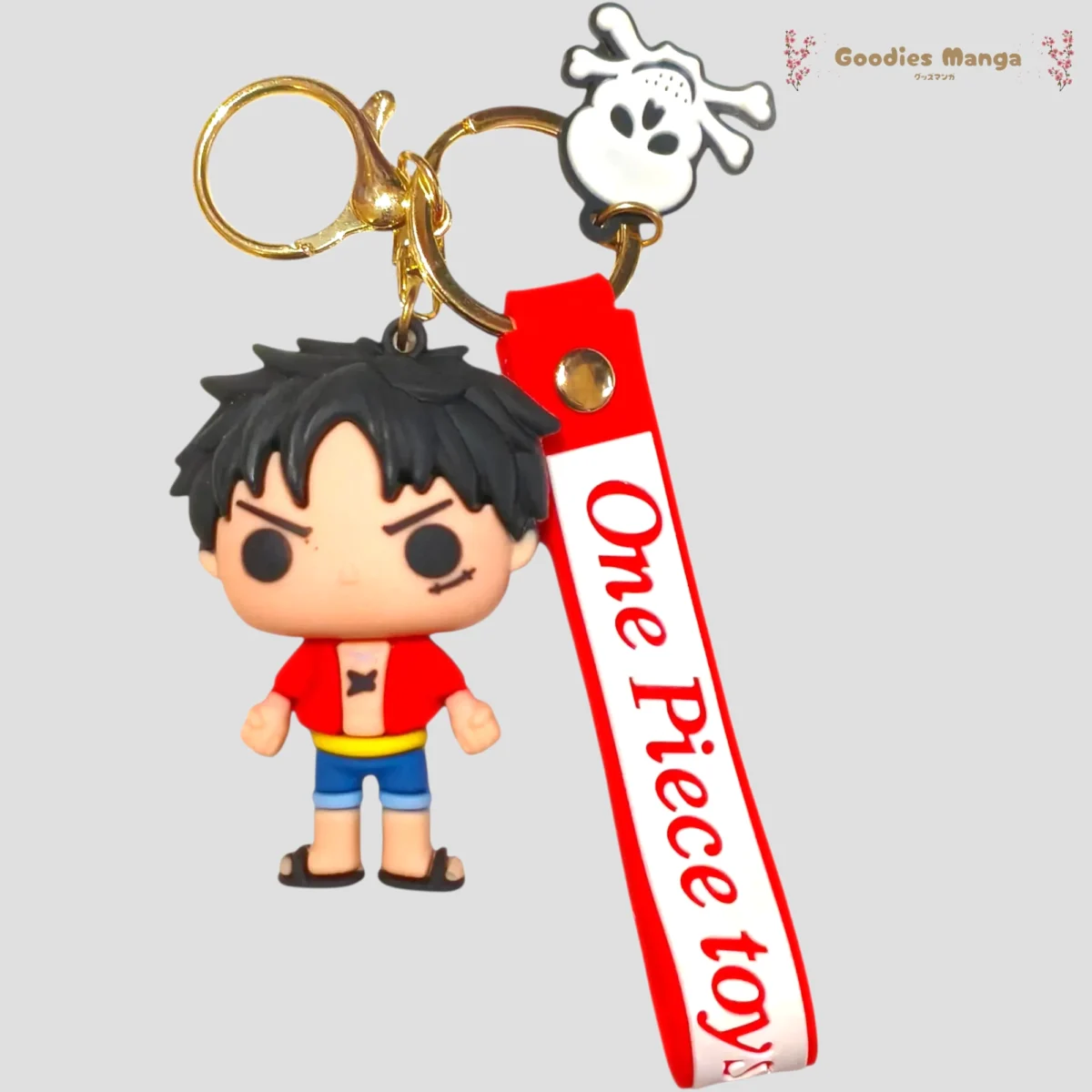 Porte clés Monkey D. Luffy – One Piece de face