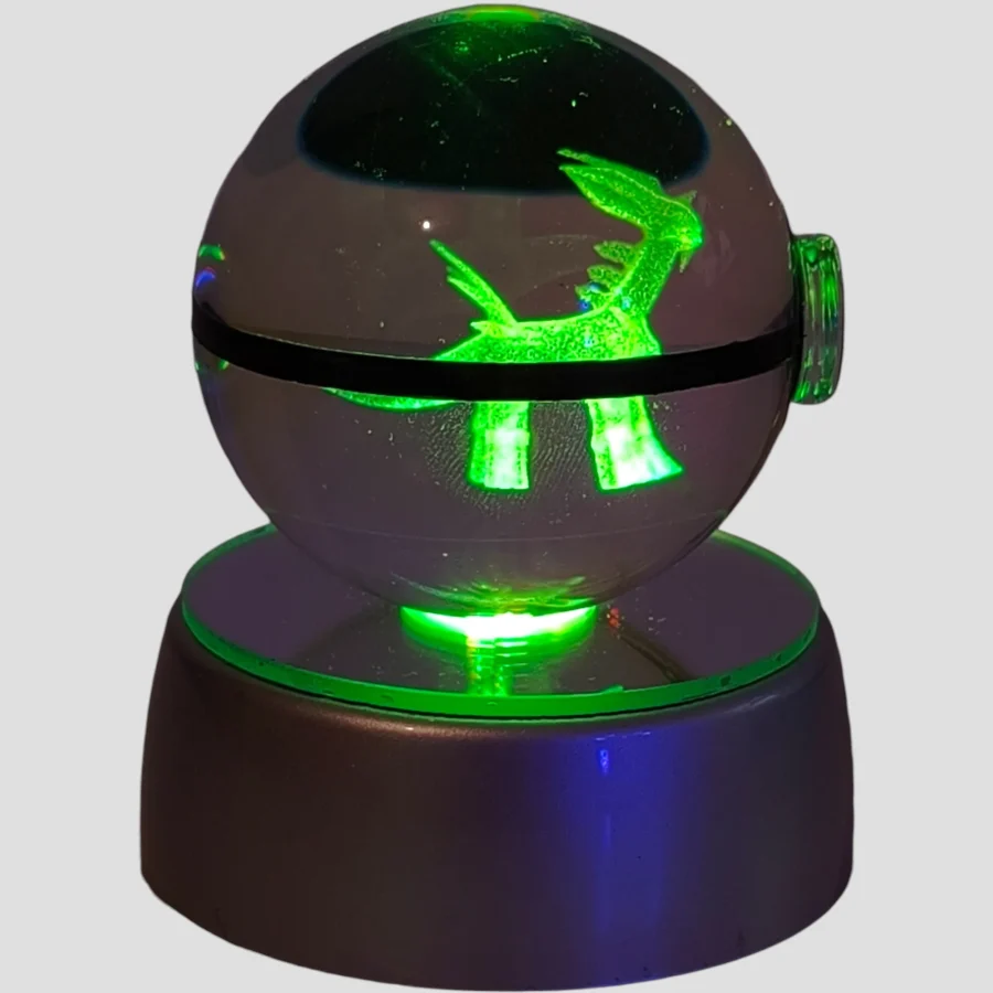 Veilleuse Pokéball – Dialga – LED Pokémon de face