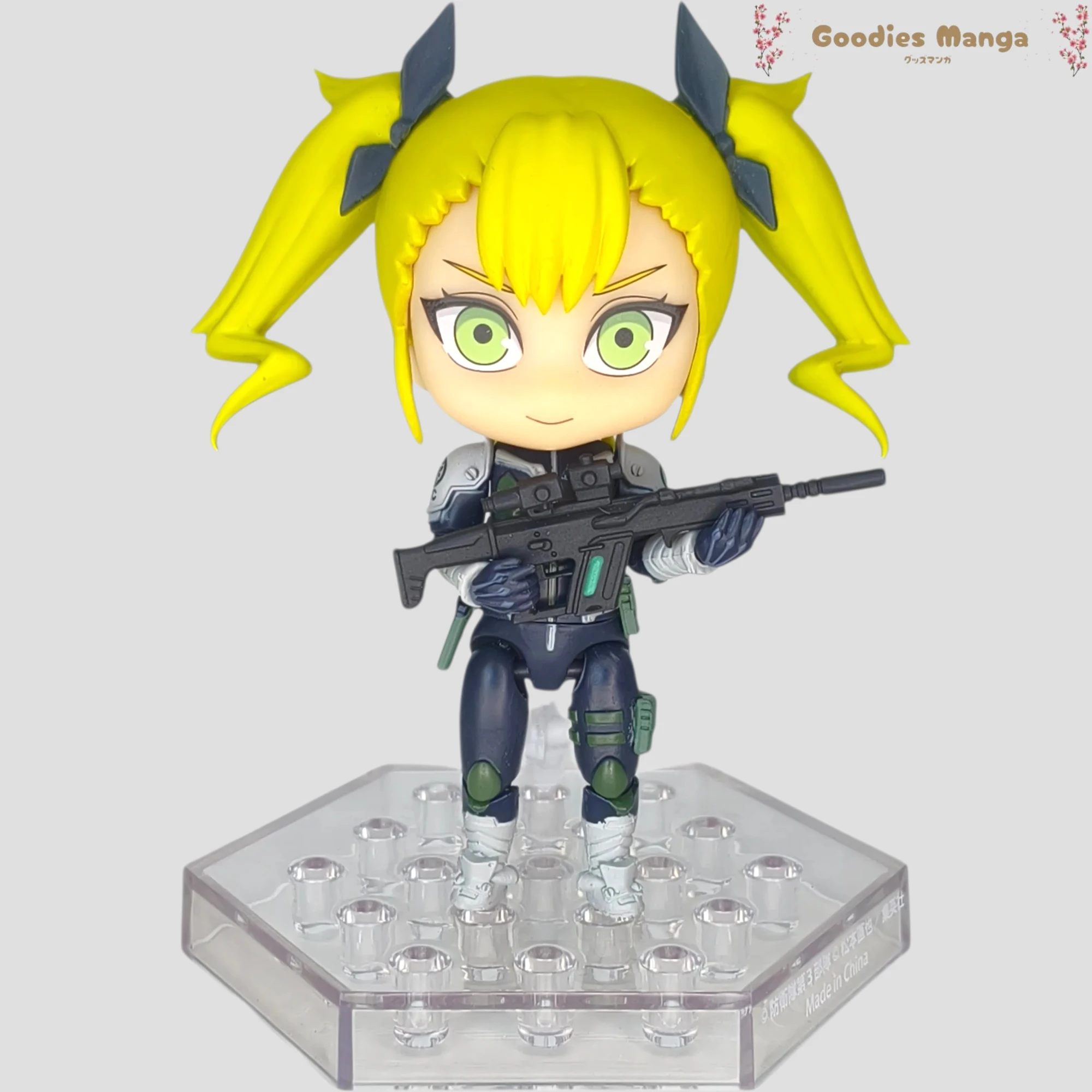 Figurine Kaiju No. 8 DFORM+ Kikoru Shinomiya Full Action Chibi de face