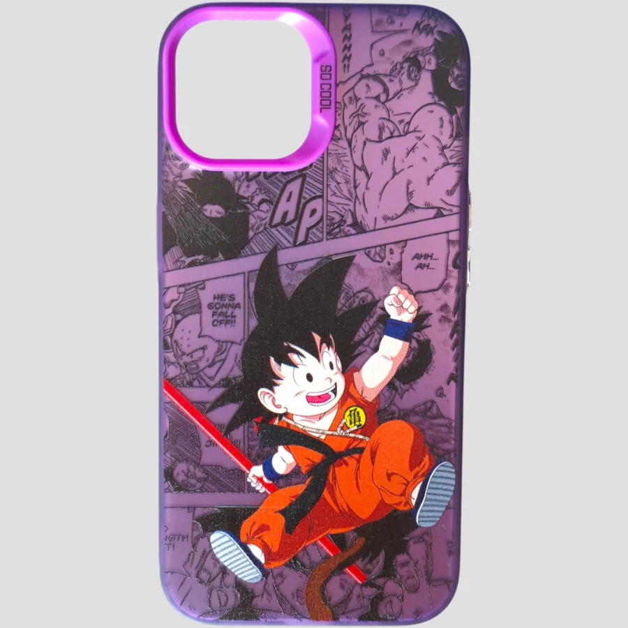 DRAGON BALL Coque Iphone 15 Son Goku enfant
