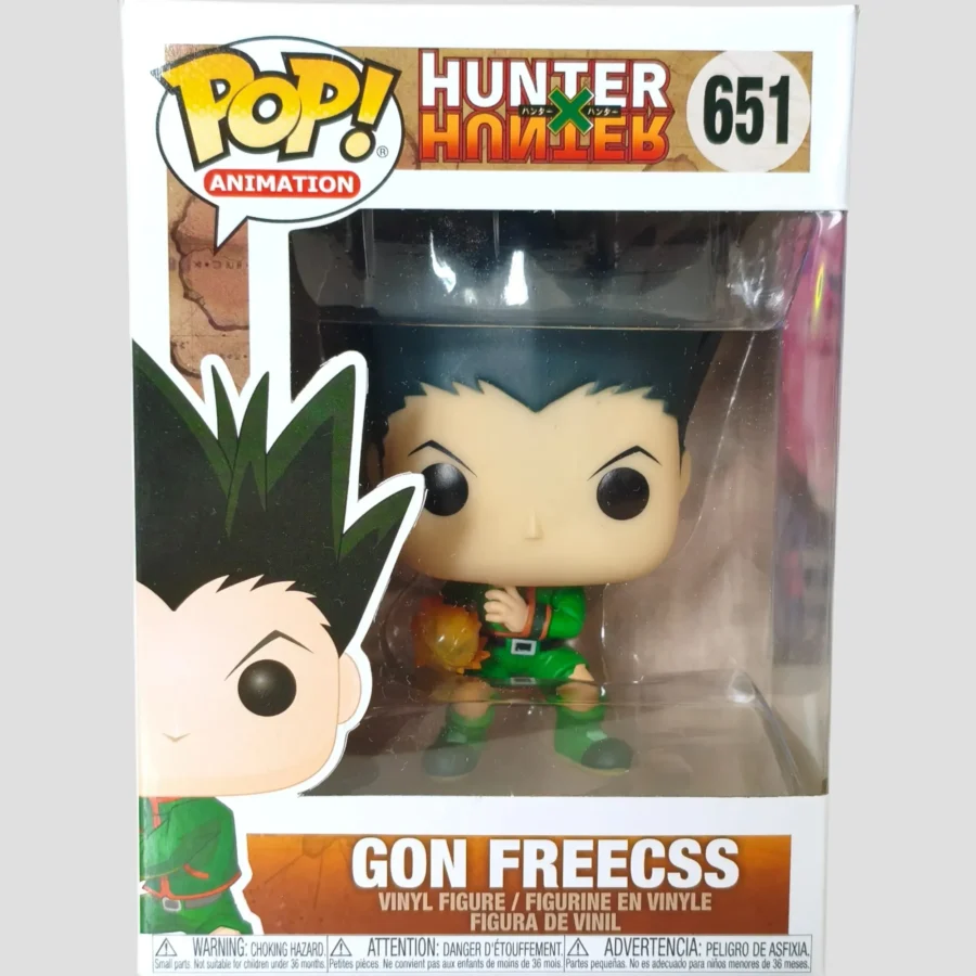 Figurine Funko Pop Animation Hunter X Hunter Gon Freecss de face