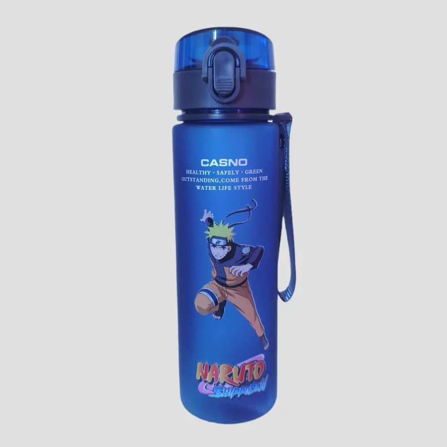 Gourde Naruto Uzumaki bleu - Naruto de face