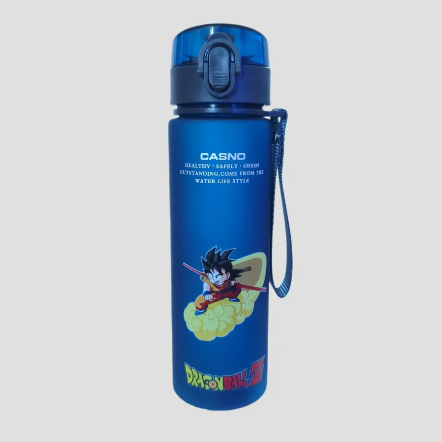 Gourde Son Goku enfant bleu – Dragon Ball de face