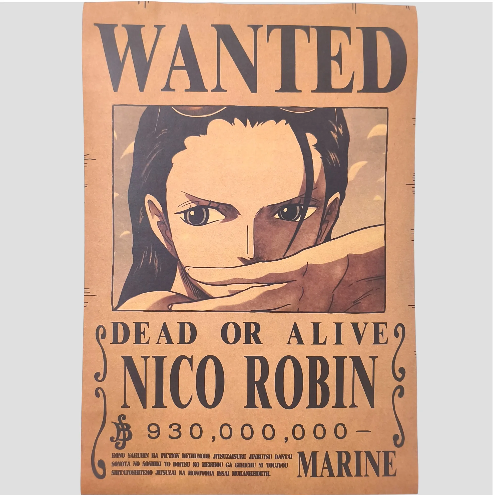 Affiche Avis de recherche Nico Robin – ONE PIECE