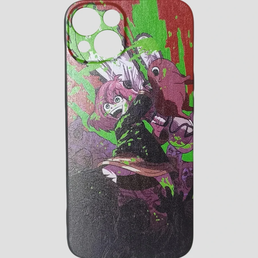 Coque iPhone 13 Anya Forger + Pochita – Spy x Family