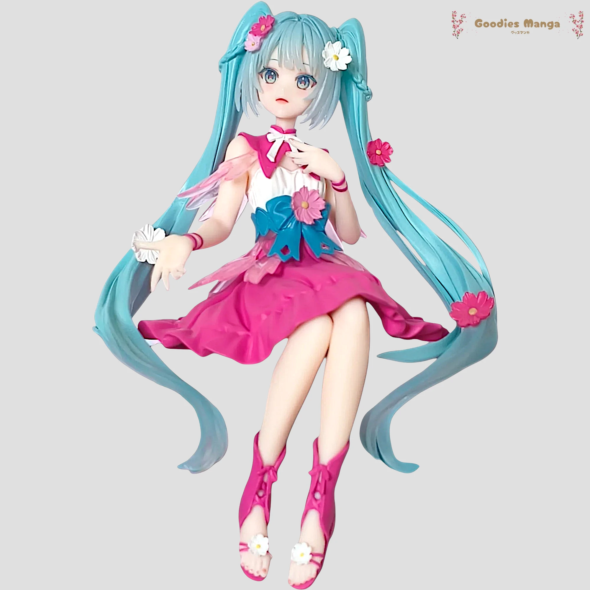Figurine Hatsune Miku – Noodle Stopper Flower Fairy Cosmos de face