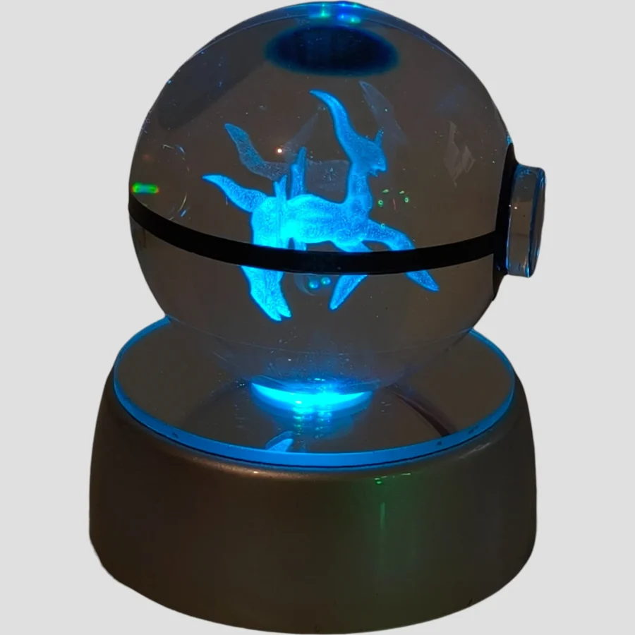 Veilleuse Pokéball – Arceus – LED Pokémon de face