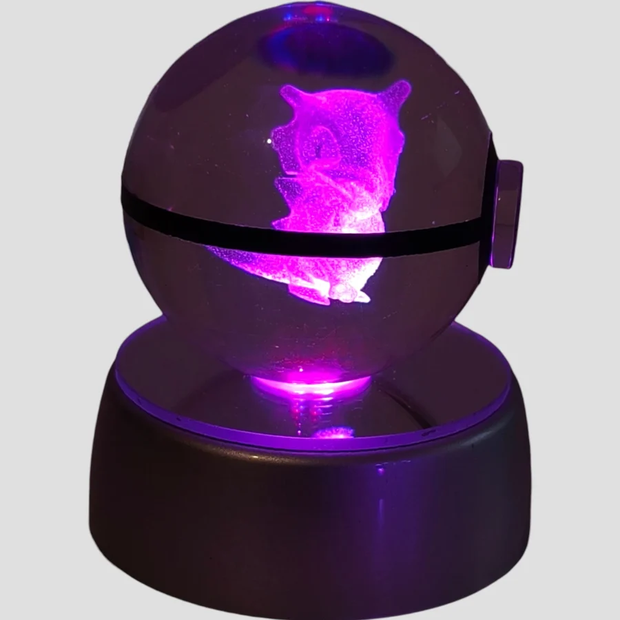 Veilleuse Pokéball – Osselait – LED Pokémon de face