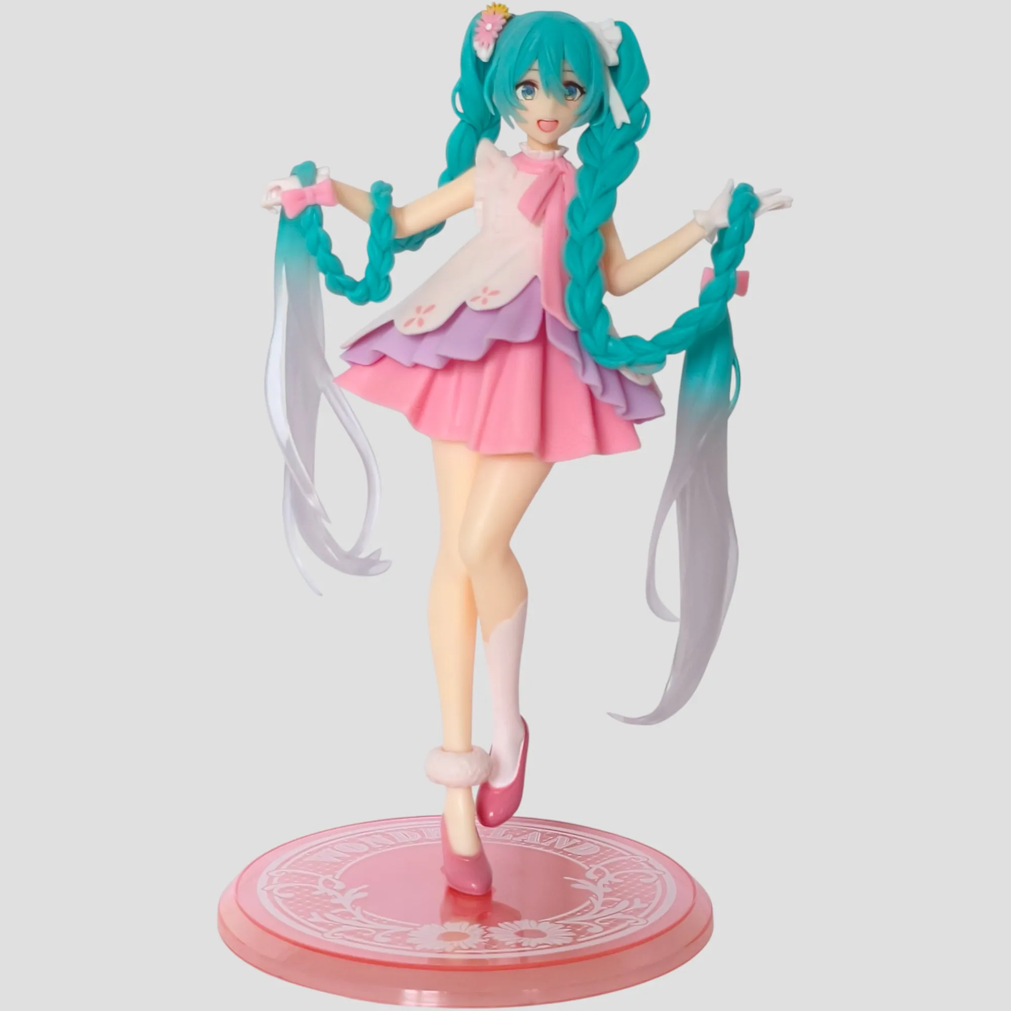 Figurine Hatsune Miku – Wonderland Rapunzel Ver. – Taito de face