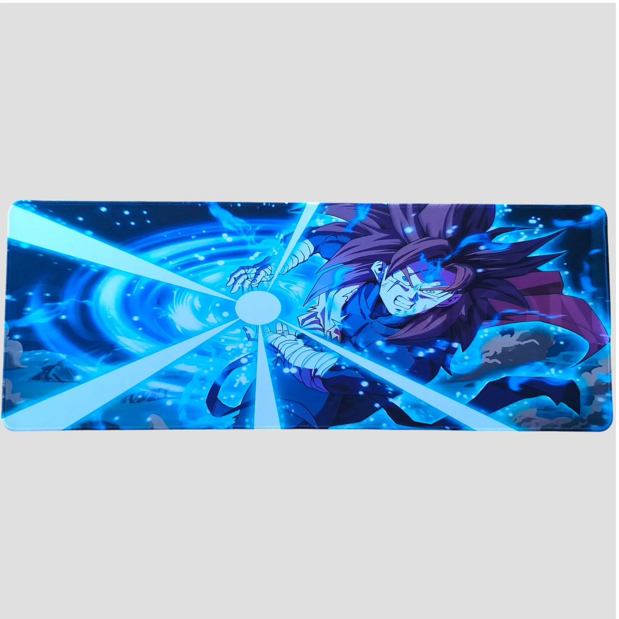 Tapis de souris Gogeta Super Saiyan 4 – Big Bang Kamehameha x100 – Dragon Ball de face