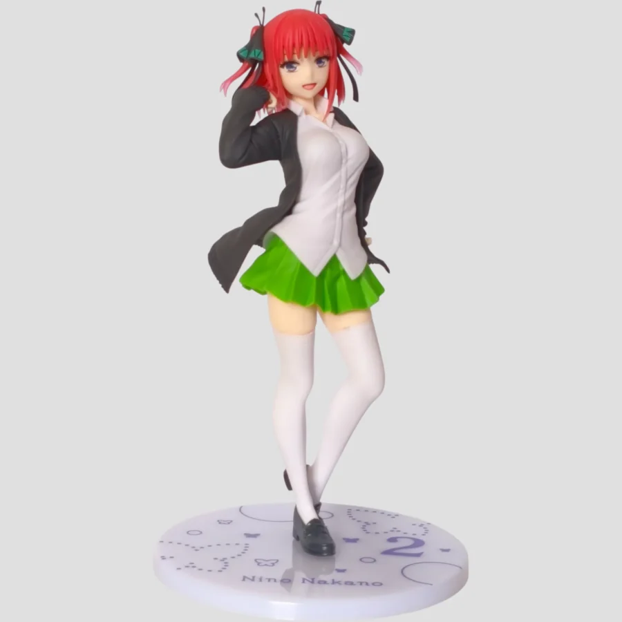 Figurine Nino Nakano Uniform Ver. Renewal – The Quintessential Quintuplets de face