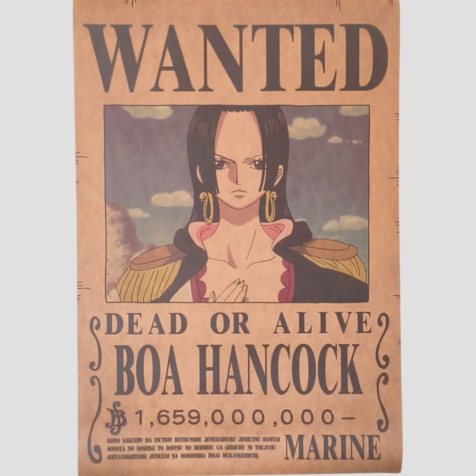 Affiche murale One Piece - Avis de recherche Boa Hancock
