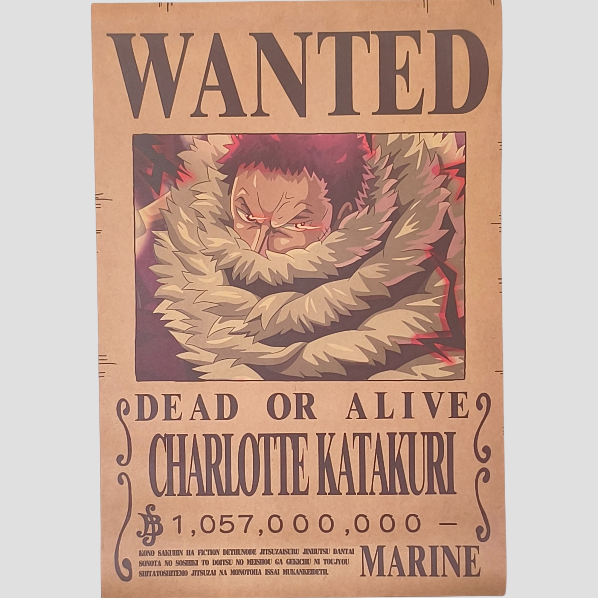 Affiche murale One Piece - Avis de recherche Charlotte Katakuri