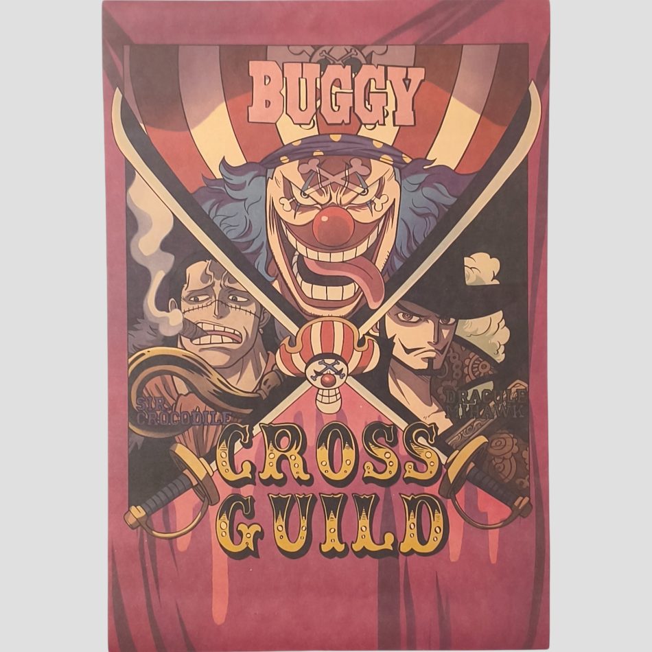 Affiche murale One Piece - Avis de recherche Cross Guild