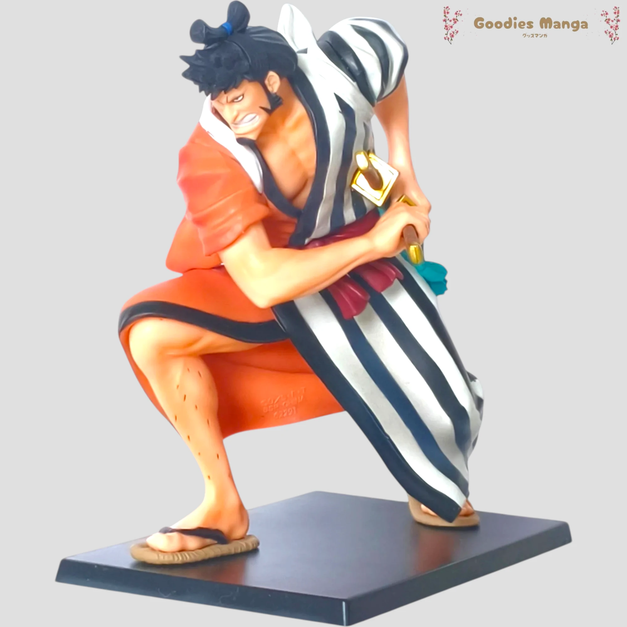 Figurine Kin’emon – Édition Neuf Fourreaux Rouges de One Piece Ichiban Kuji de face