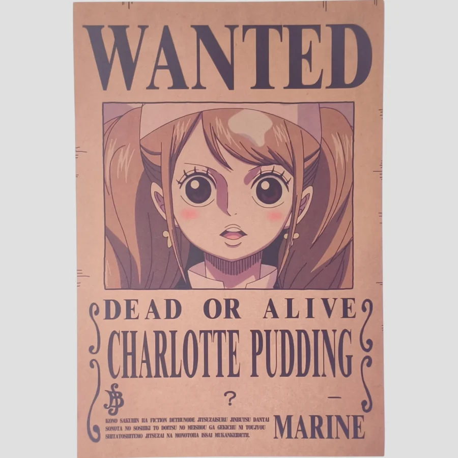 Affiche murale One Piece - Avis de recherche Charlotte Pudding