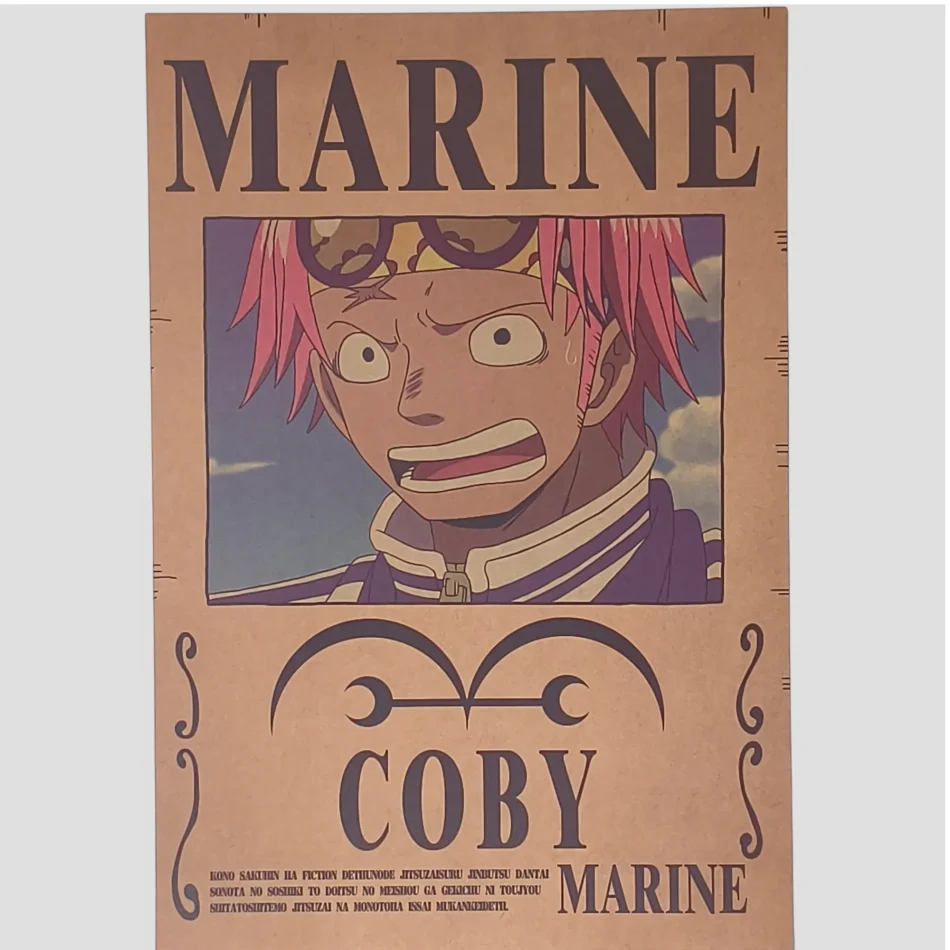 Affiche murale One Piece - Avis de recherche Coby