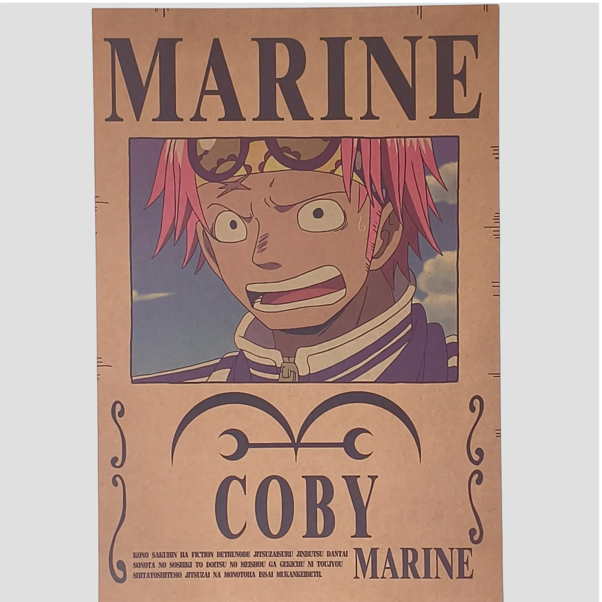Affiche murale One Piece - Avis de recherche Coby