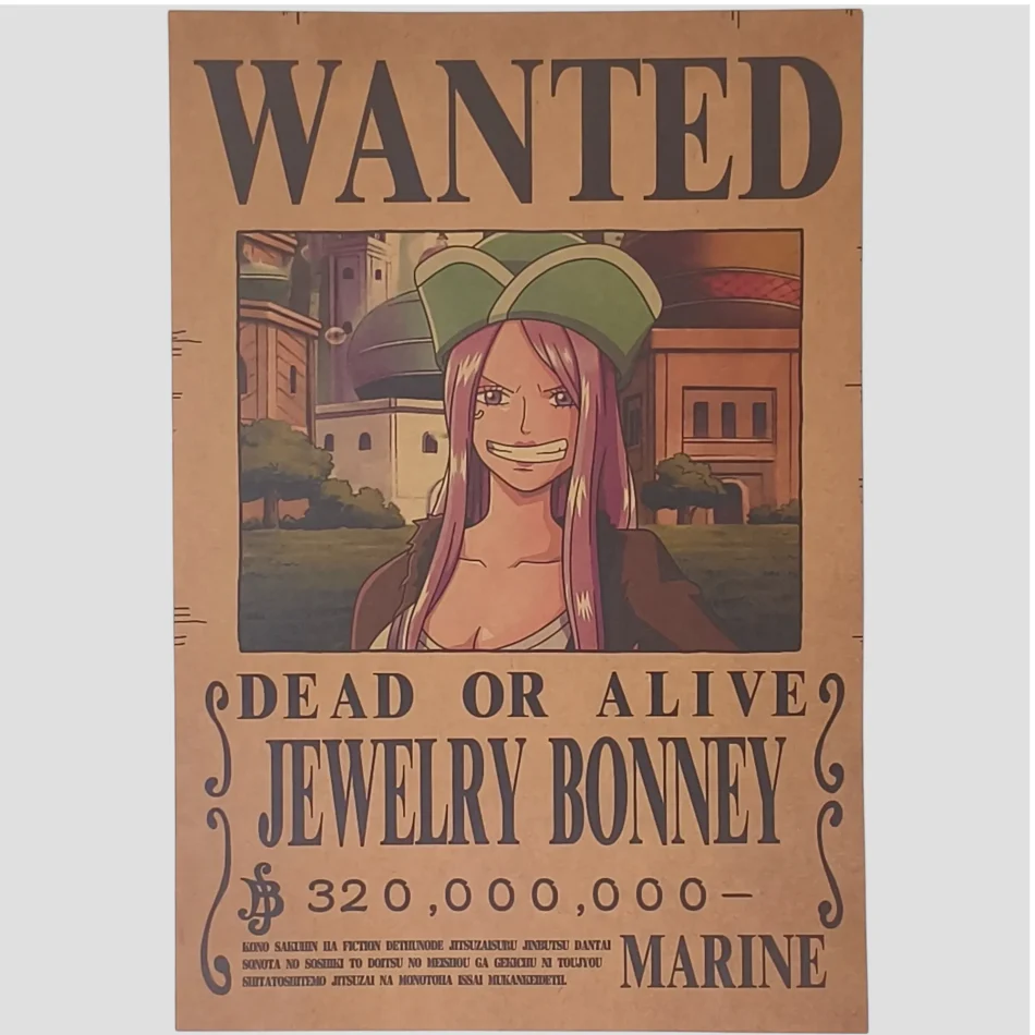 Affiche murale One Piece - Avis de recherche Jewelry Bonney