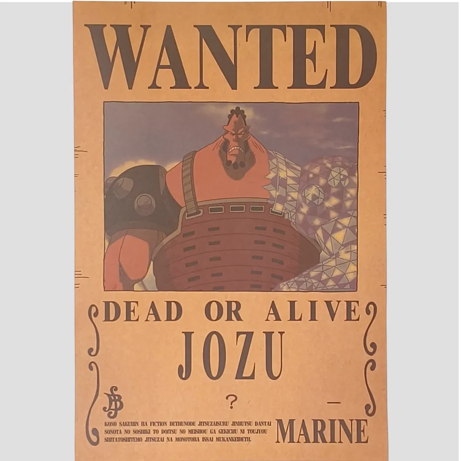 Affiche murale One Piece - Avis de recherche Jozu