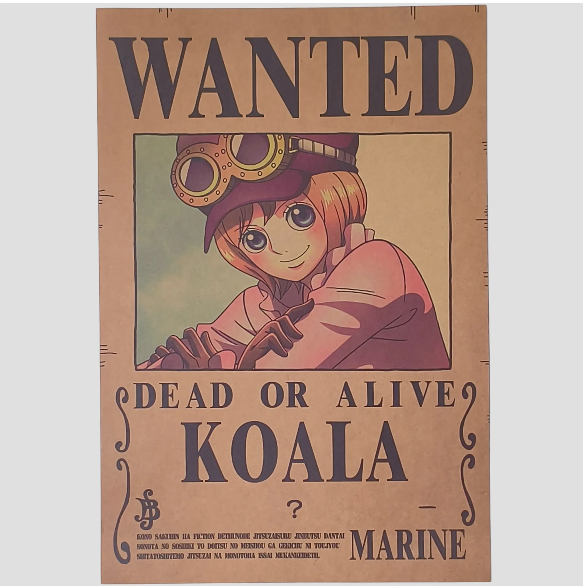 Affiche murale One Piece - Avis de recherche Koala