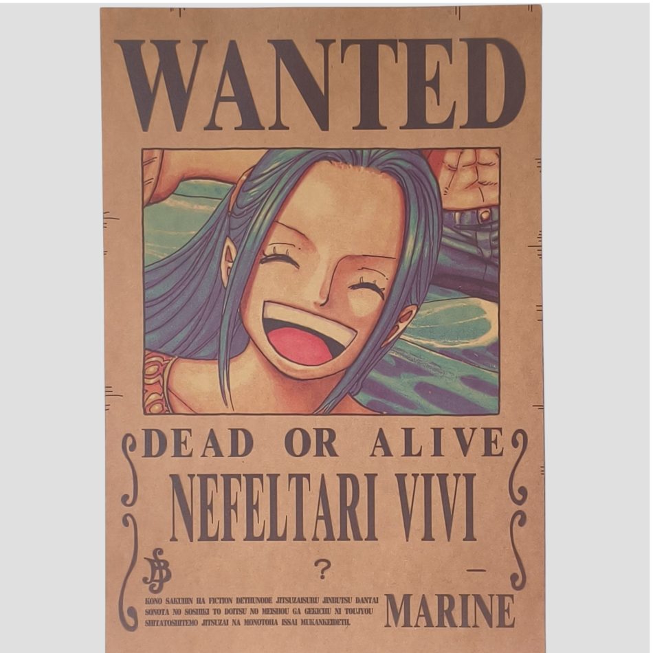 Affiche murale One Piece - Avis de recherche Nefertari Vivi