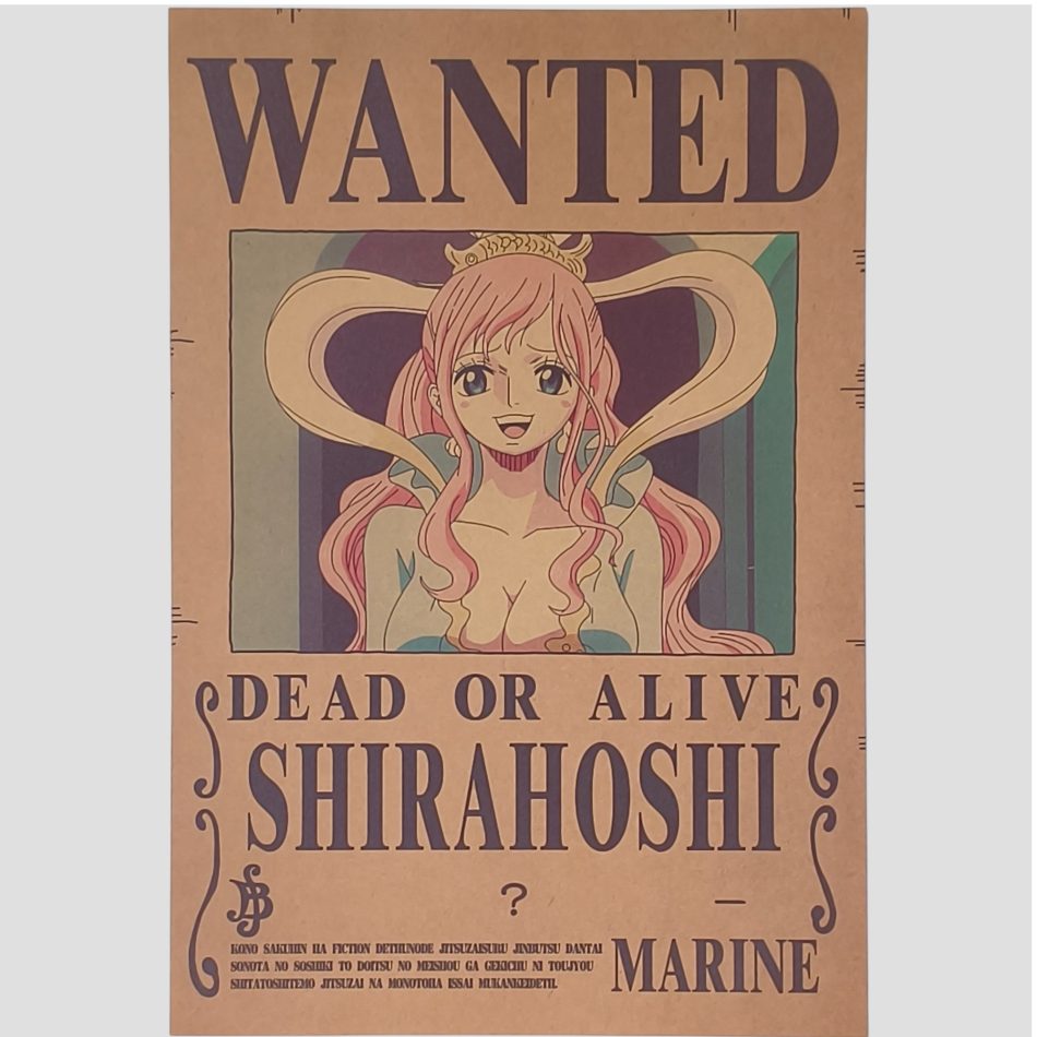 Affiche murale One Piece - Avis de recherche Shirahoshi