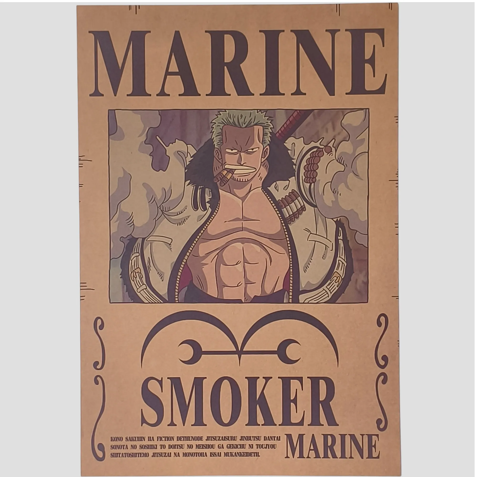 Affiche murale One Piece - Avis de recherche Smoker