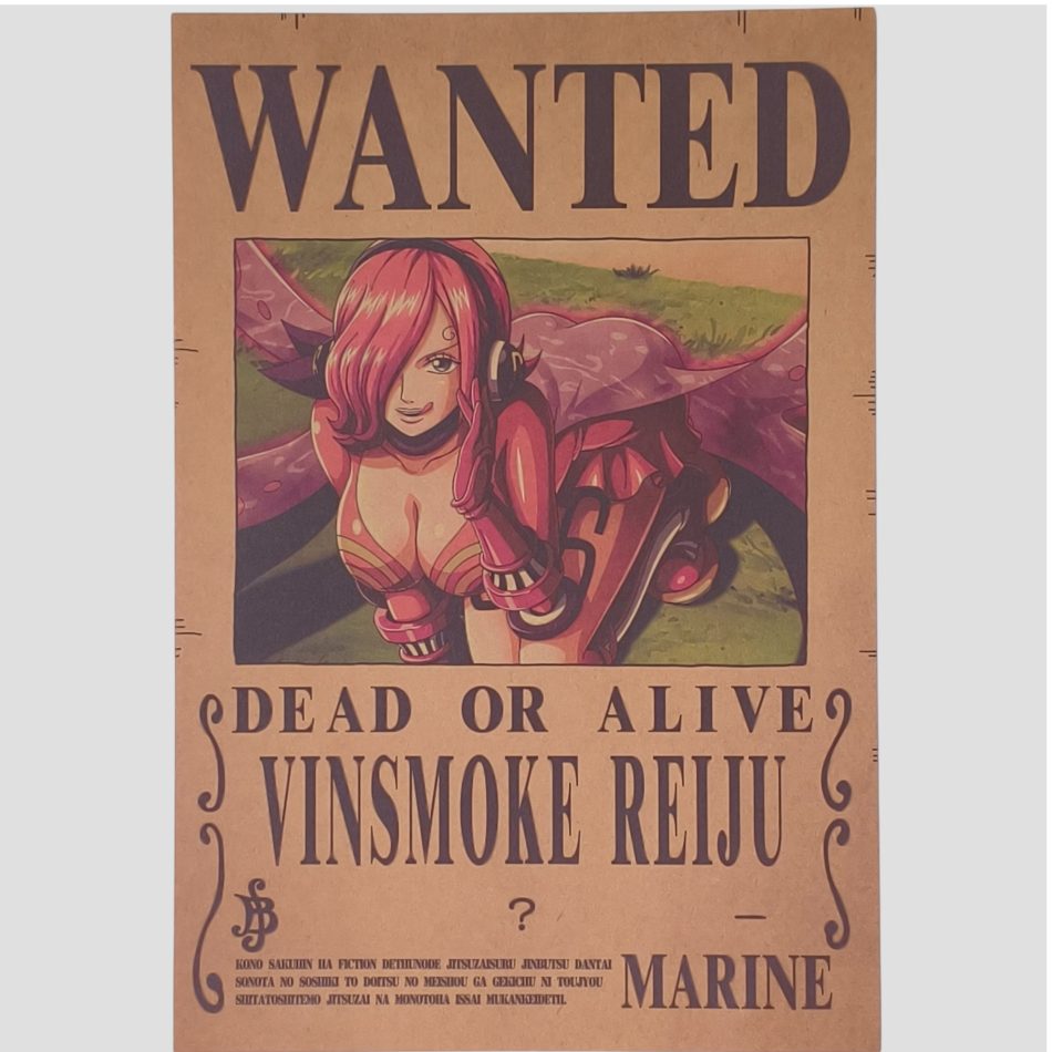 Affiche murale One Piece - Avis de recherche Vinsmoke Reiju