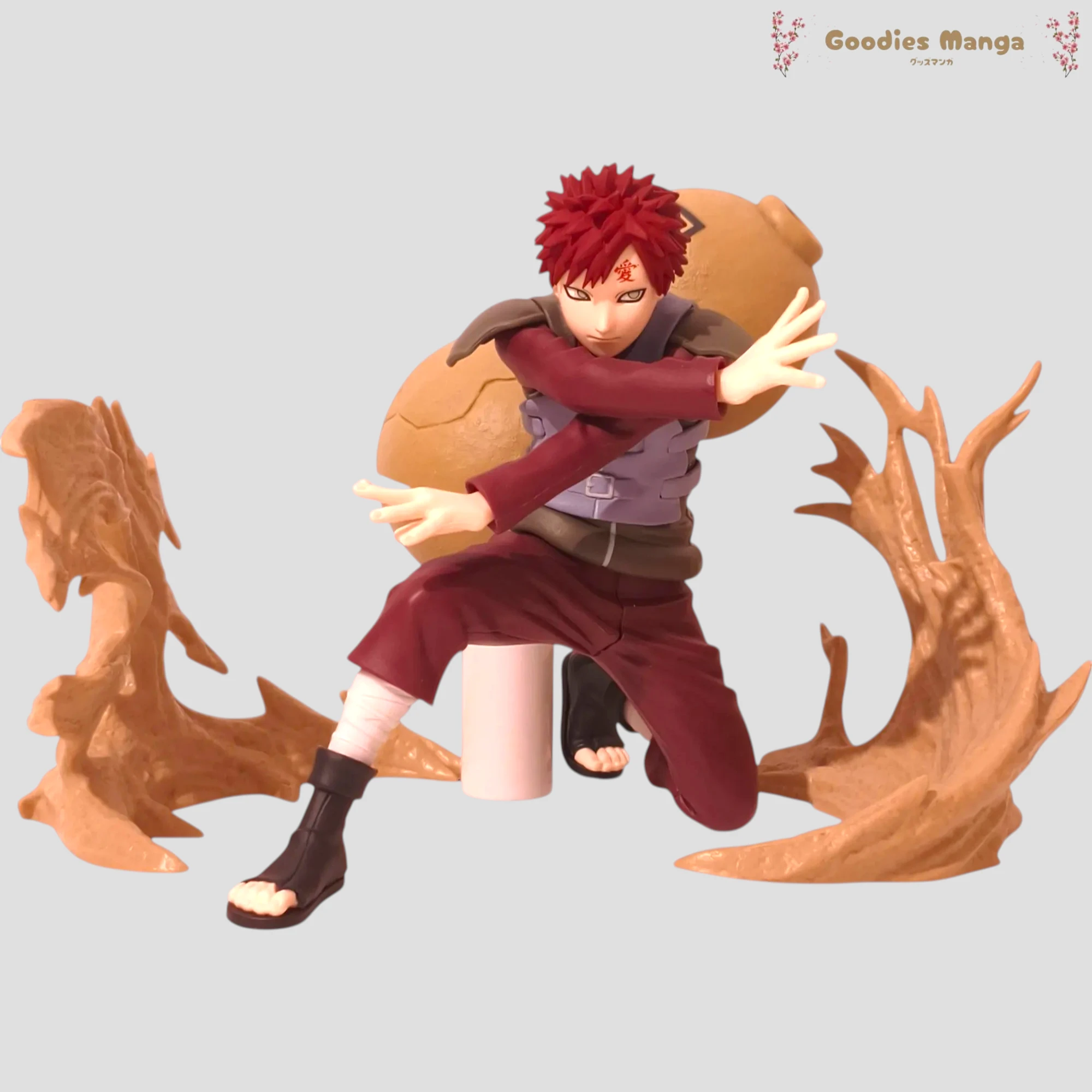 Figurine Gaara - Naruto Shippuden - Vibration Stars Plus - Banpresto de face