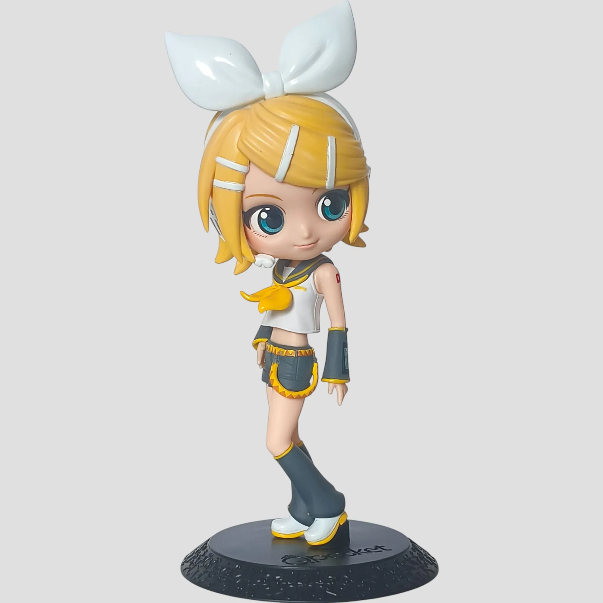 Figurine Kagamine Rin Q Posket Ver. A - Banpresto 14 cm de face