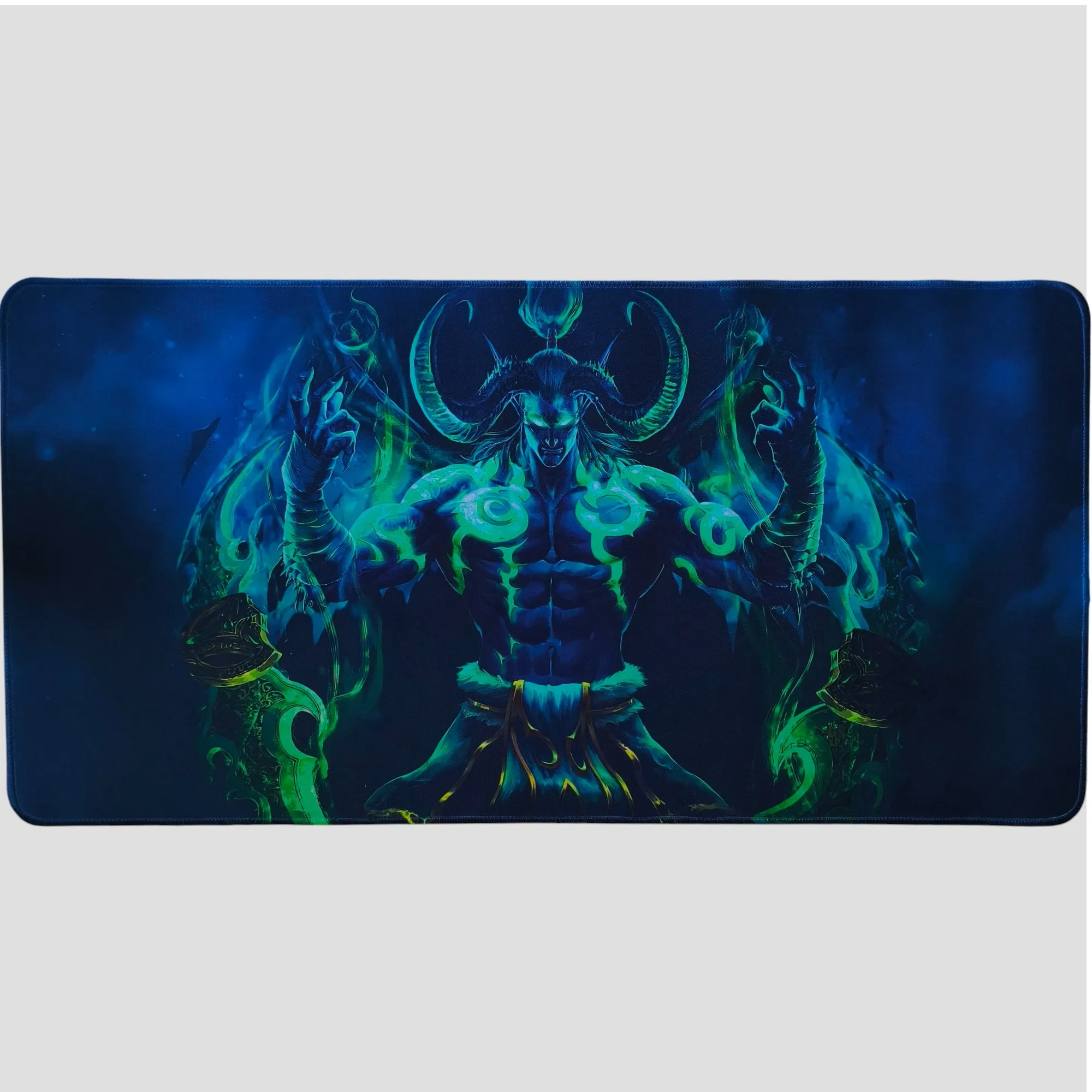 Tapis de souris Illidan – Warglaives of Azzinoth & Fond sombre – Warcraft de face