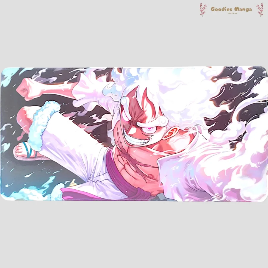 tapis de souris monkey d luffy gear 5 one piece