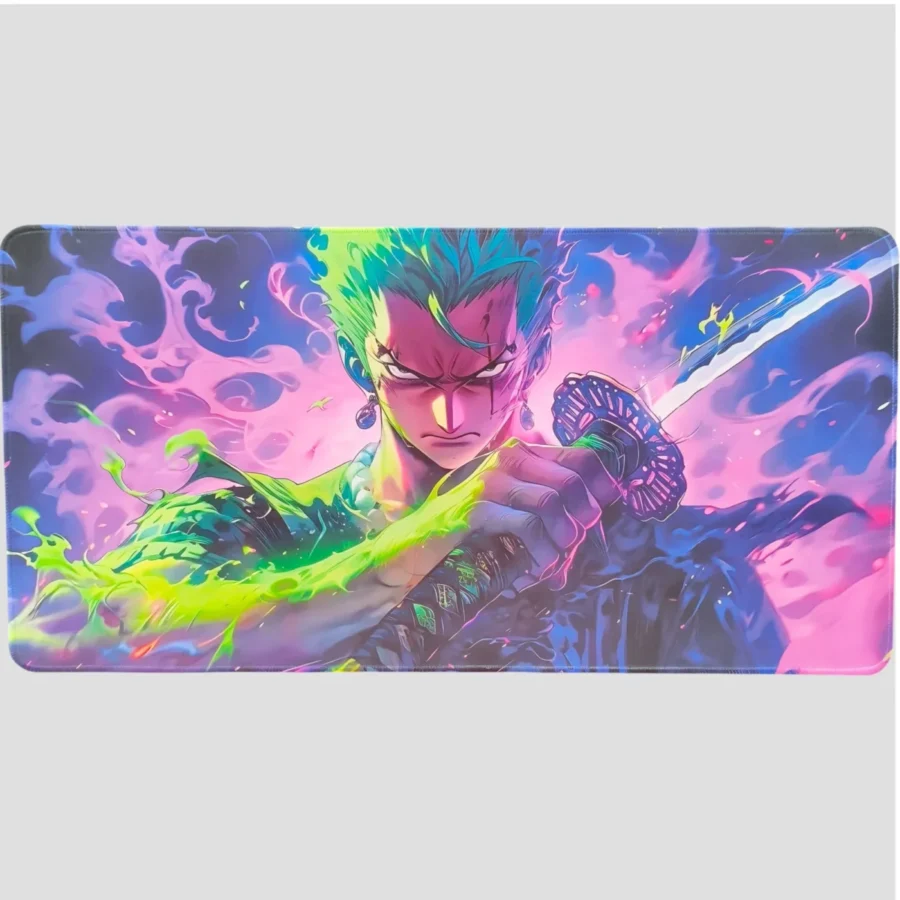 tapis de souris one piece roronoa zoro en colere 1
