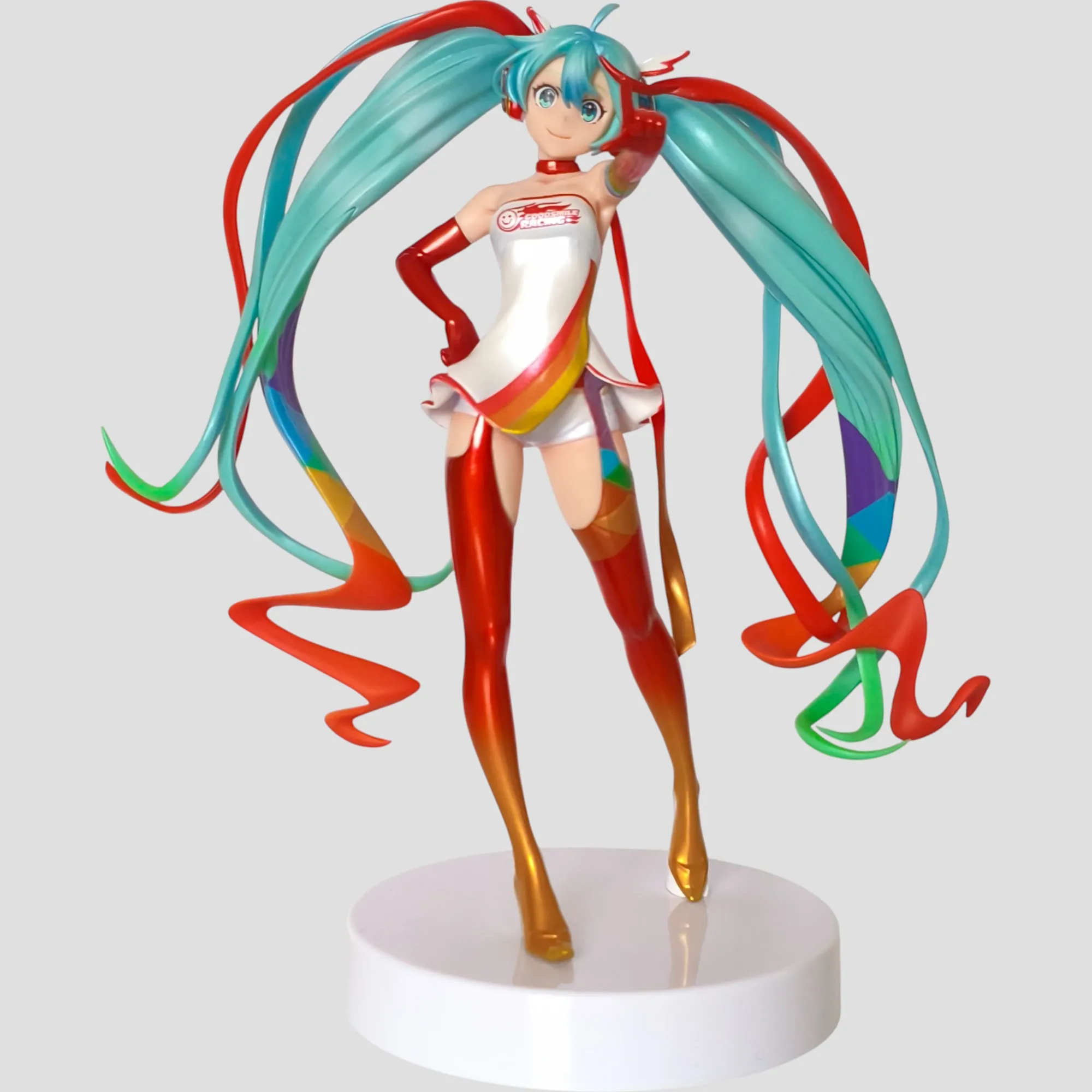 Figurine Hatsune Miku Racing Miku 2016 - Banpresto Chronicle 19 cm de face
